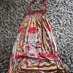 Colorful Paisley Kids Casual Dress